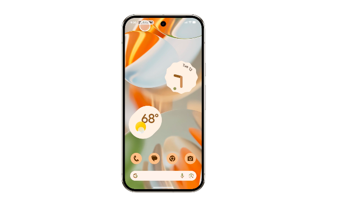 android 16 on pixel homescreen