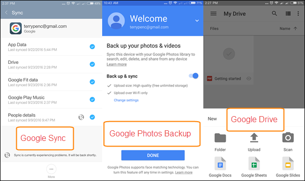 backup android data