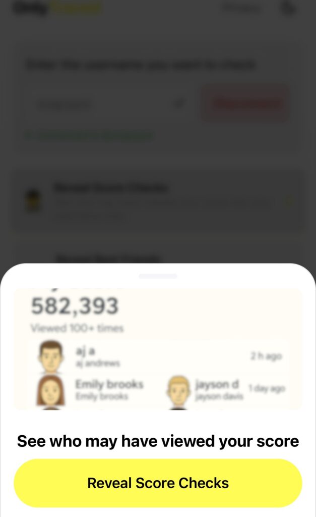 Onlytraced Snapchat reveal score