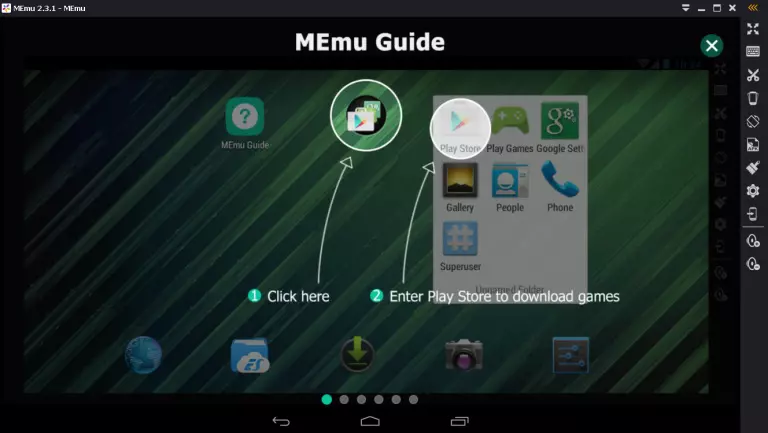 Memu Apk Guide to install Play store games