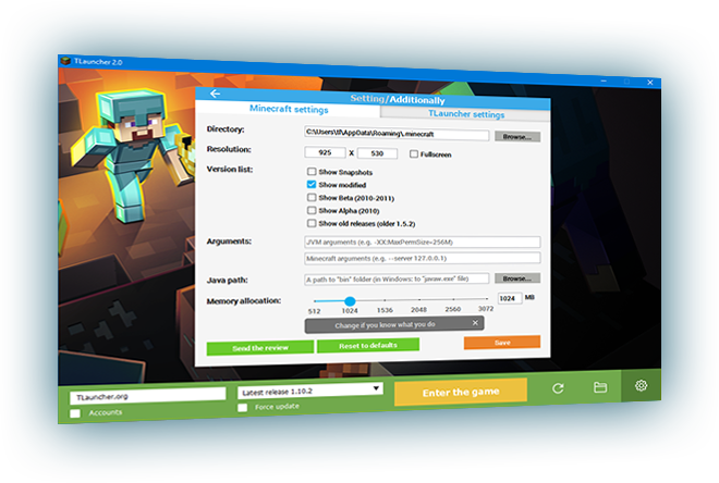 T launcher apk Settings Versions