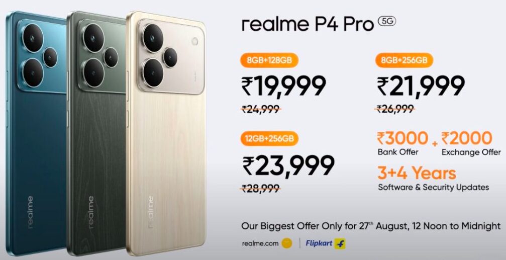Realme P4 Pro Series Price 1