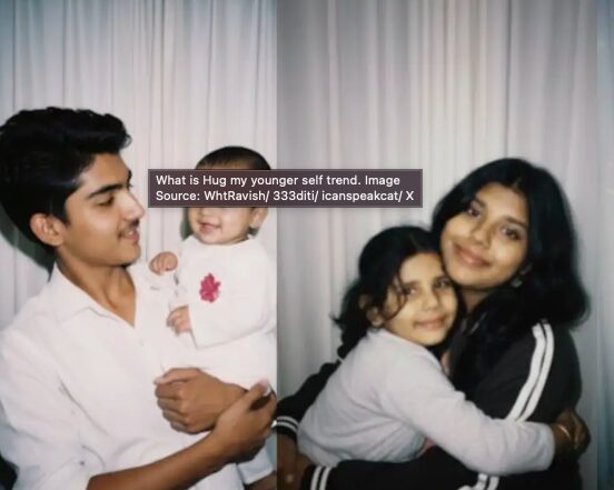 Hug Younger Self Trend Images